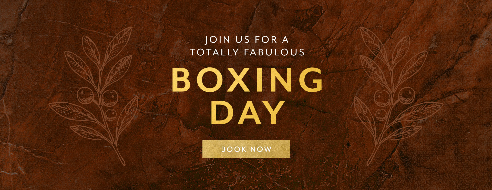Boxing Day menu at The Nag's Head