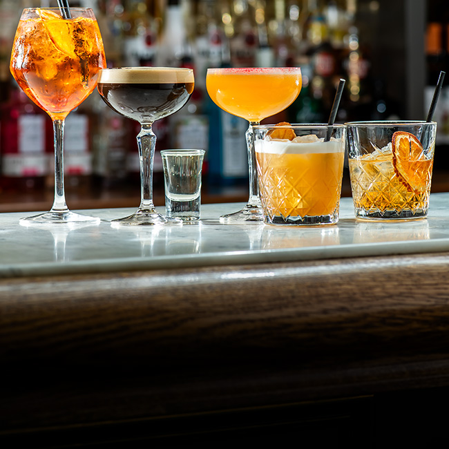 Wine & Drinks menu at The Nag's Head